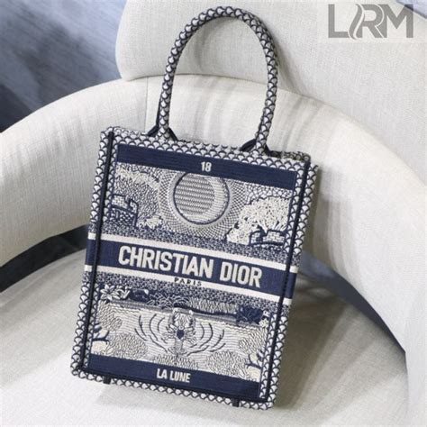 moon vertical dior book tote tarot embroidered canvas bag|dior embroidered patterns.